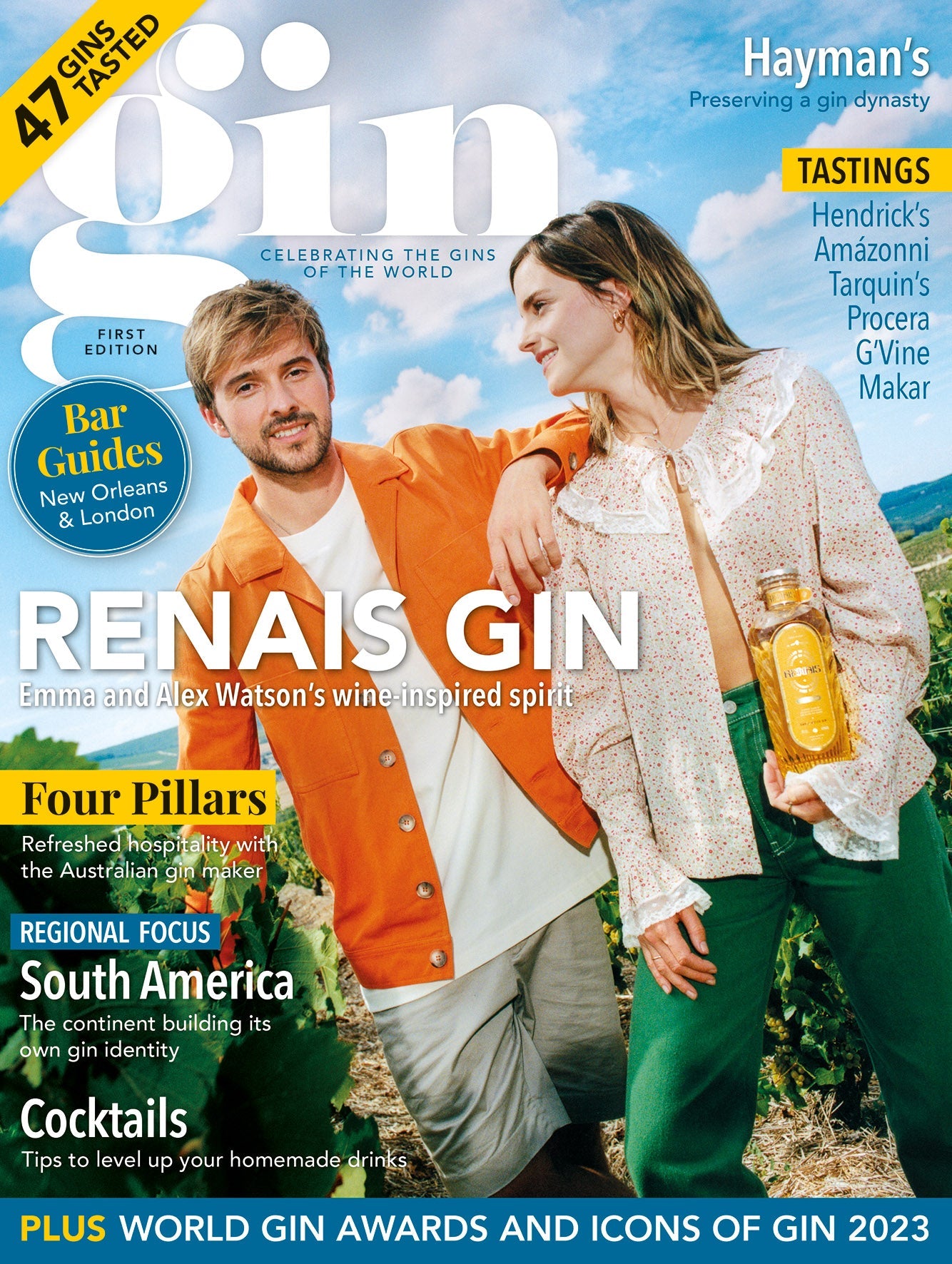 Renais Takes to the Cover of Gin Magazine's 2023 Annual!