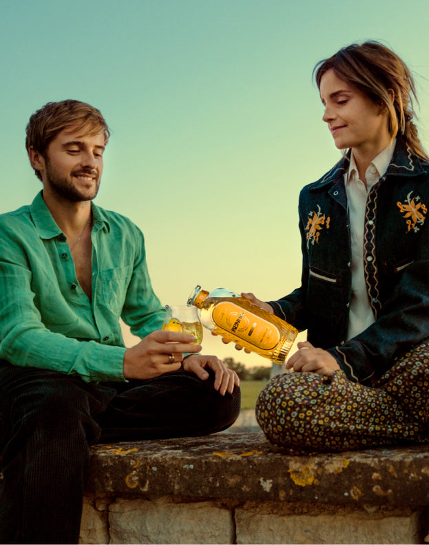 Alex & Emma Watson and a bottle of Renais
