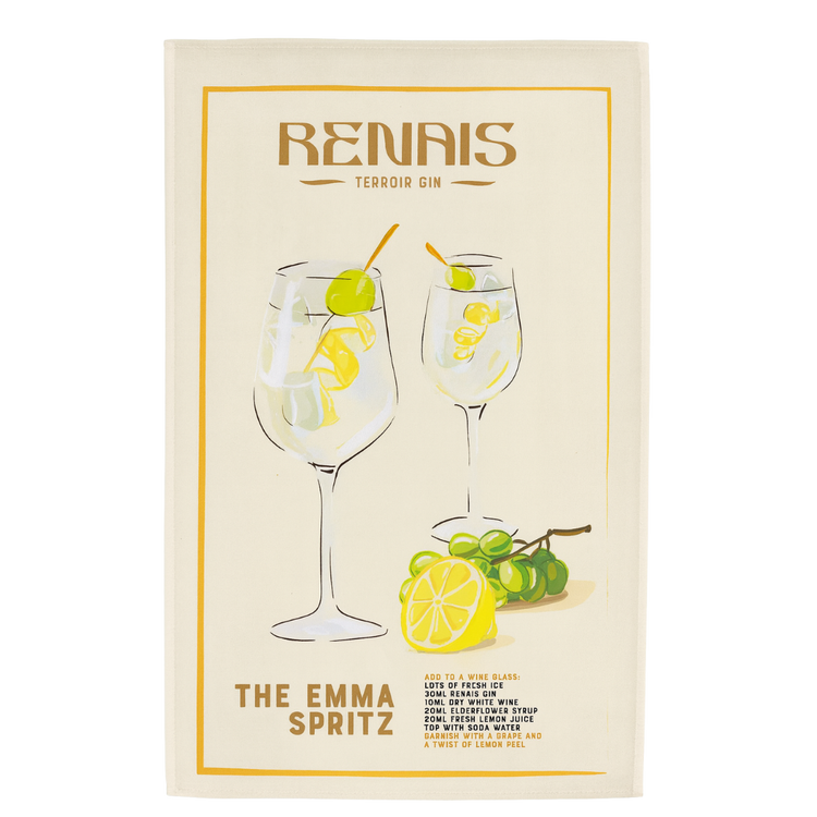 Renais Emma Spritz Tea Towel