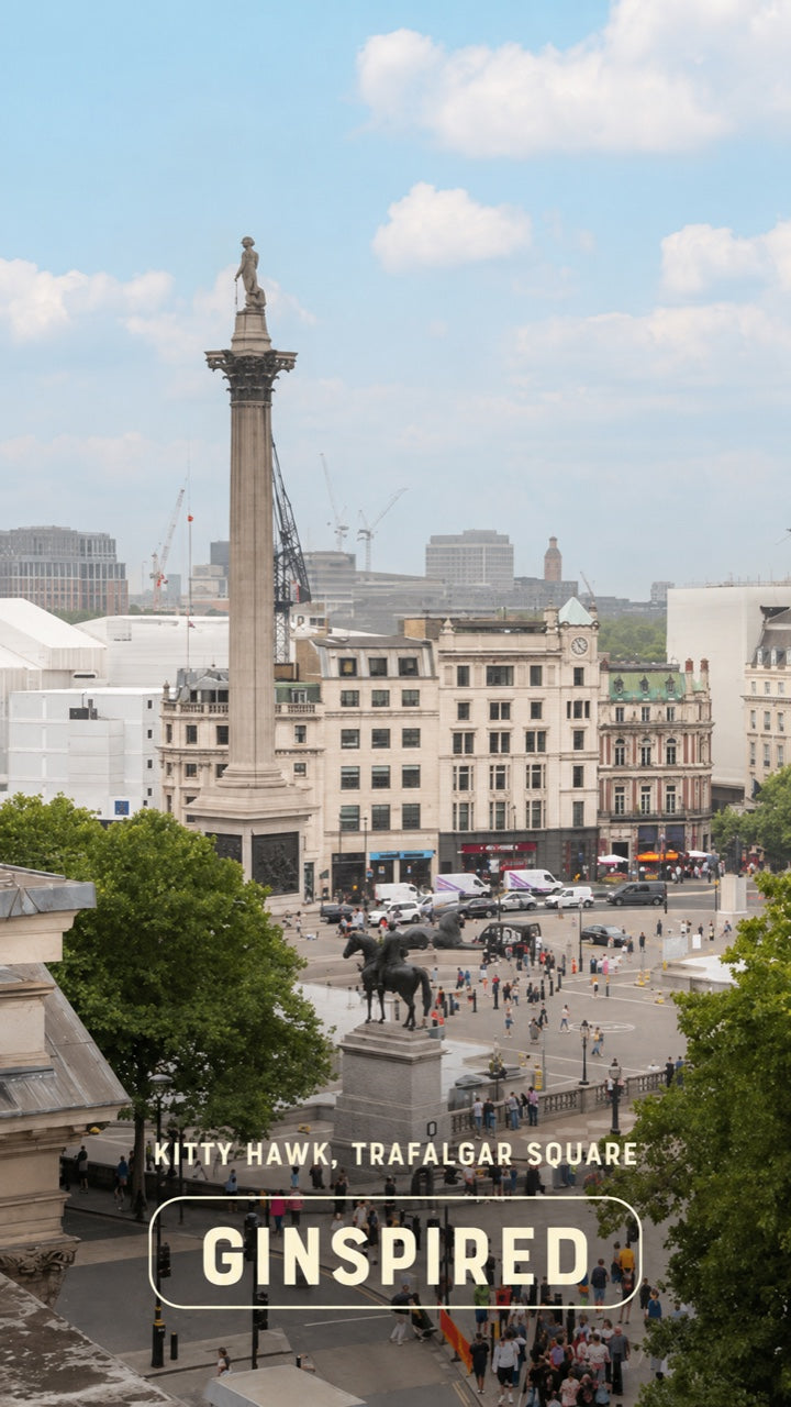 Ginspired at Kitty Hawk in Trafalgar Square